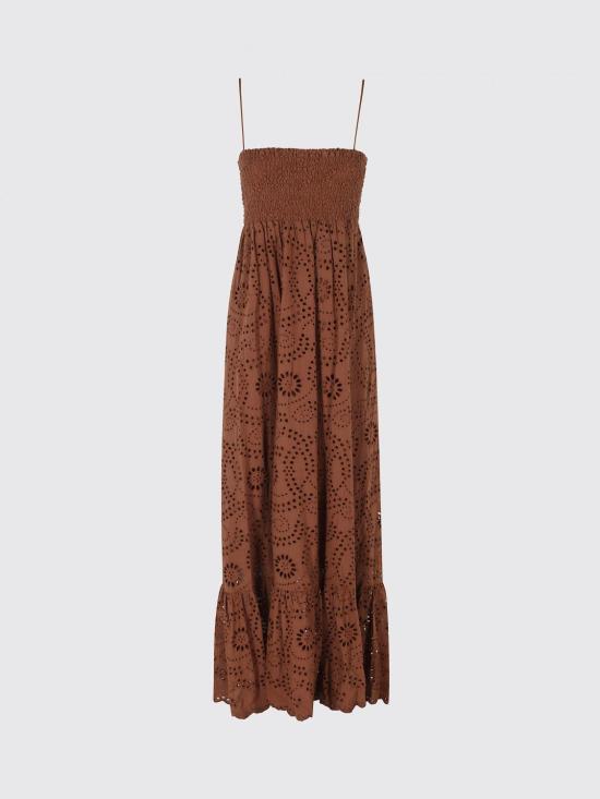 26SS 세인트바쓰 롱 원피스 JME002 09200L Brown - MC2 SAINT BARTH