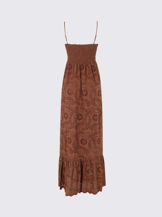 26SS 세인트바쓰 롱 원피스 JME002 09200L Brown - MC2 SAINT BARTH