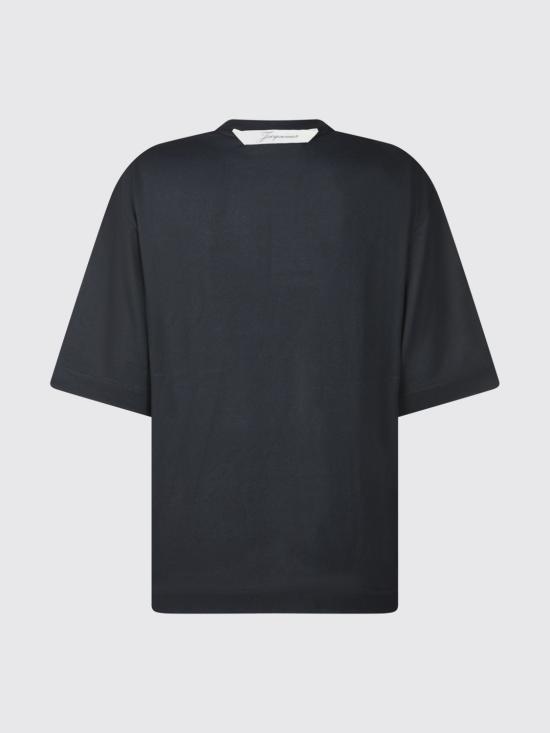26SS 자크뮈스 반팔 티셔츠 26ETSW00588AJ00254 990 Black - JACQUEMUS