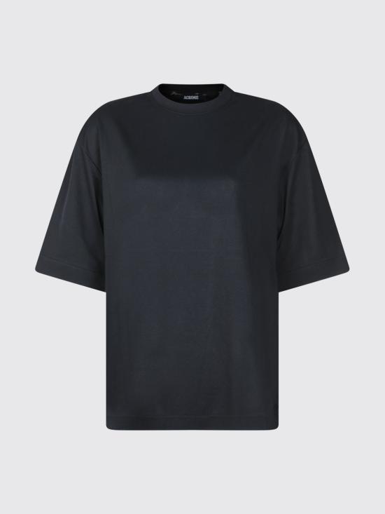 26SS 자크뮈스 반팔 티셔츠 26ETSW00588AJ00254 990 Black - JACQUEMUS