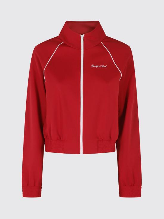 26SS 스포티앤리치 스웨터 JA066710326RE33 098 RUBY WHITE 3953 Red - SPORTY & RICH