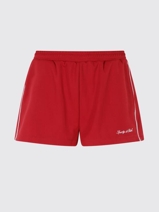26SS 스포티앤리치 숏팬츠 SH061710326RE33 098 RUBY WHITE 3953 Red - SPORTY & RICH