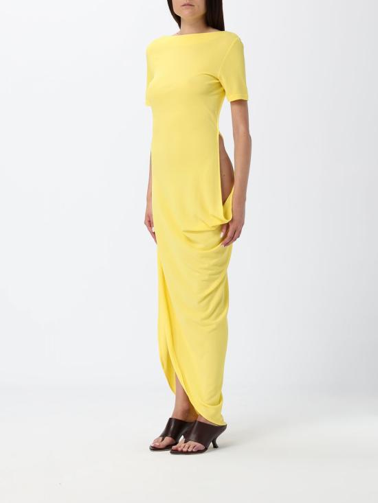 26SS 자크뮈스 롱 원피스 DRW00841AJ00253 250 Yellow - JACQUEMUS