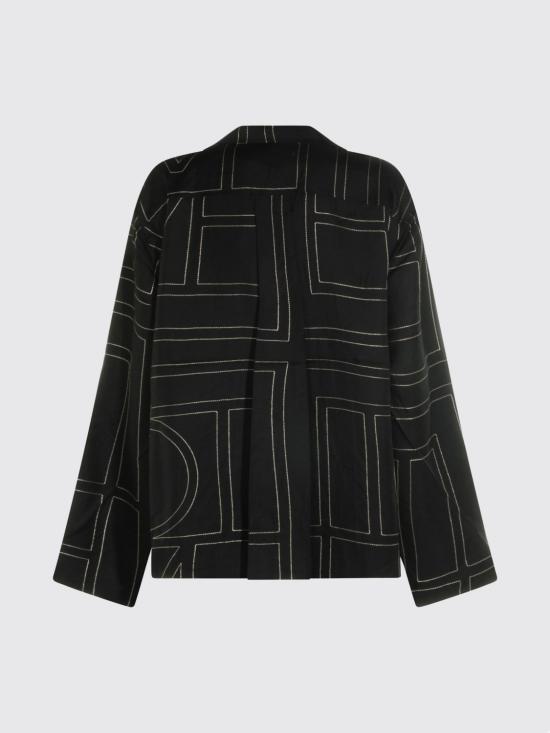 26FW 토템 셔츠 263WRT0881FB0704 001 Black - TOTEME
