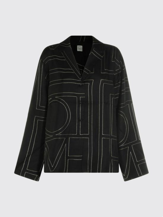 26FW 토템 셔츠 263WRT0881FB0704 001 Black - TOTEME