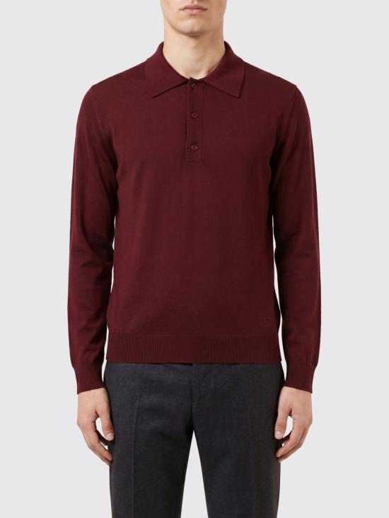 26FW 발렌티노 가라바니 폴로 티셔츠 KP04UBH9 697 Burgundy