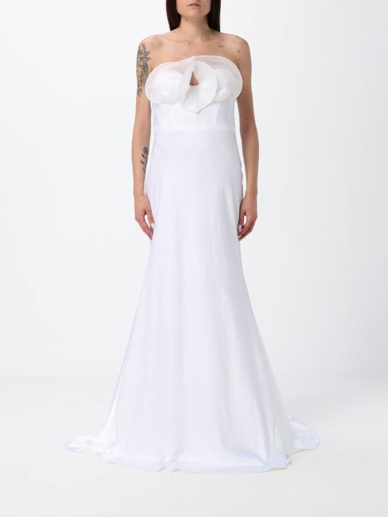 26SS 제니 롱 원피스 80AJO488 003 White