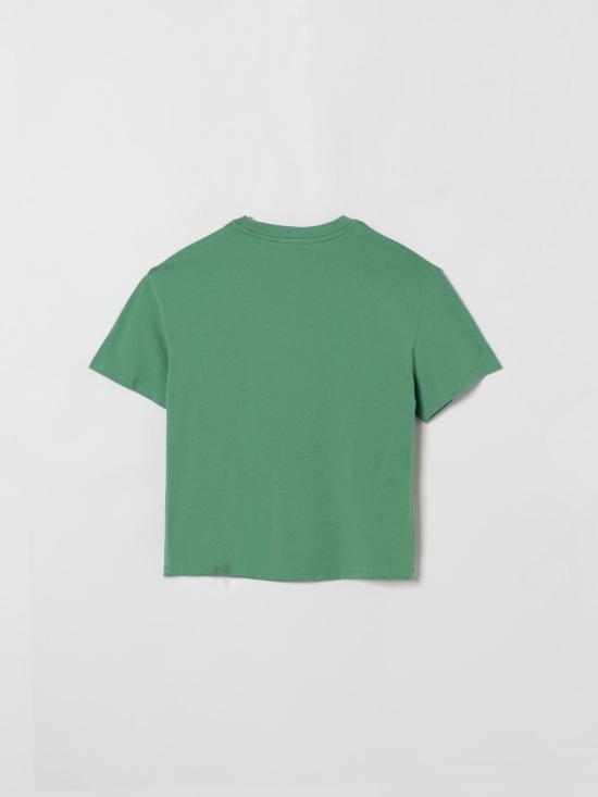 26SS [키즈] 마이클 코어스 티셔츠 R30602 68P Green - MICHAEL KORS