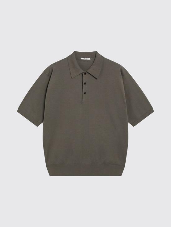 26SS 오라리 폴로 티셔츠 A26SP03KA OLIVE GRAY Olive - AURALEE