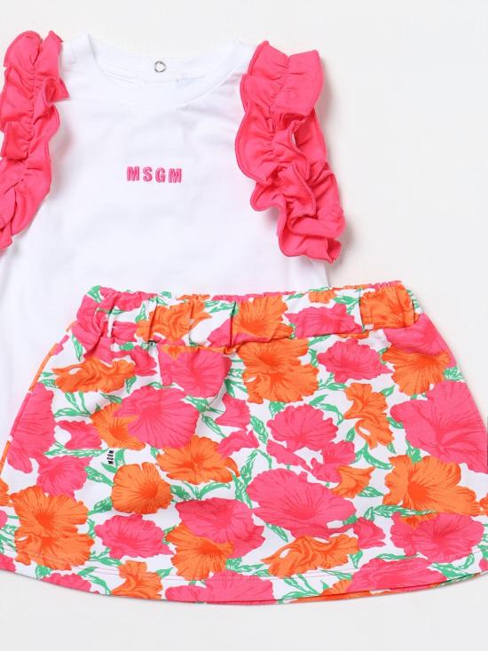  [키즈] 엠에스지엠 오버롤 S4MSNGTK299 001 White - MSGM