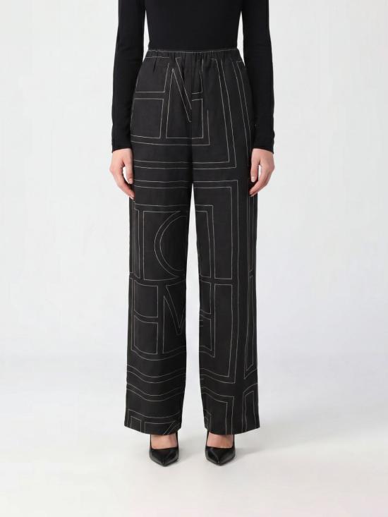 26FW 토템 스트레이트 팬츠 263WRB0494FB0704 001 Black