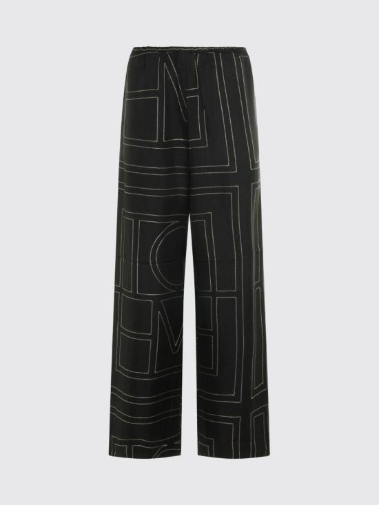 26FW 토템 스트레이트 팬츠 263WRB0494FB0704 001 Black - TOTEME