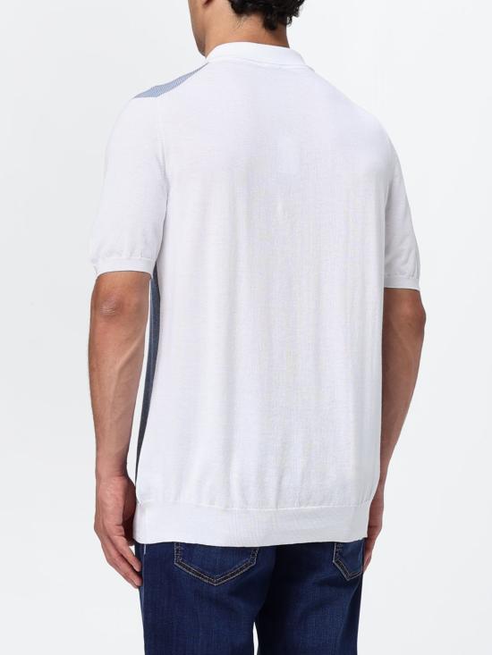26SS 키톤 폴로 티셔츠 UMK0931A0215 008 White - KITON