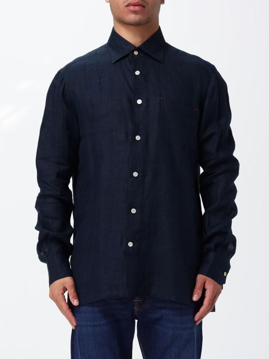 26SS 키톤 셔츠 UMCNERH0969001 002 Navy