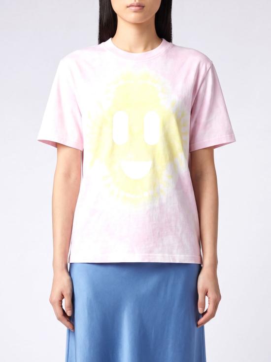 26SS 카사블랑카 반팔 티셔츠 WSS26JTS046 02 Pink
