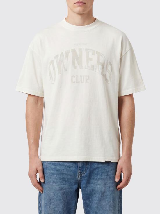 26FW 리프레젠트 반팔 티셔츠 OCM100047 CHALK White