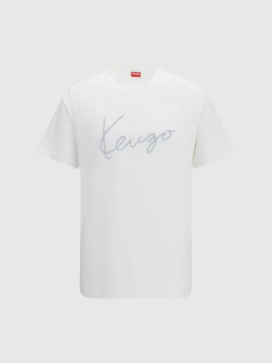 26FW 겐조 반팔 티셔츠 FG65TS2864SG 02 White - KENZO