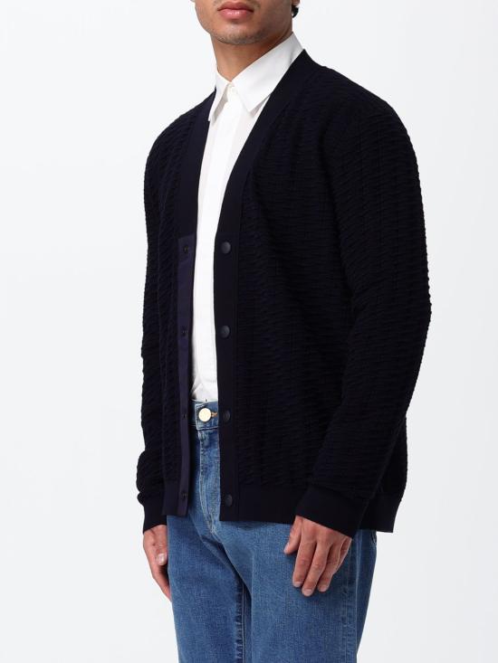26SS 조르지오 아르마니 가디건 GM003126AF24701 UB102 Blue - GIORGIO ARMANI