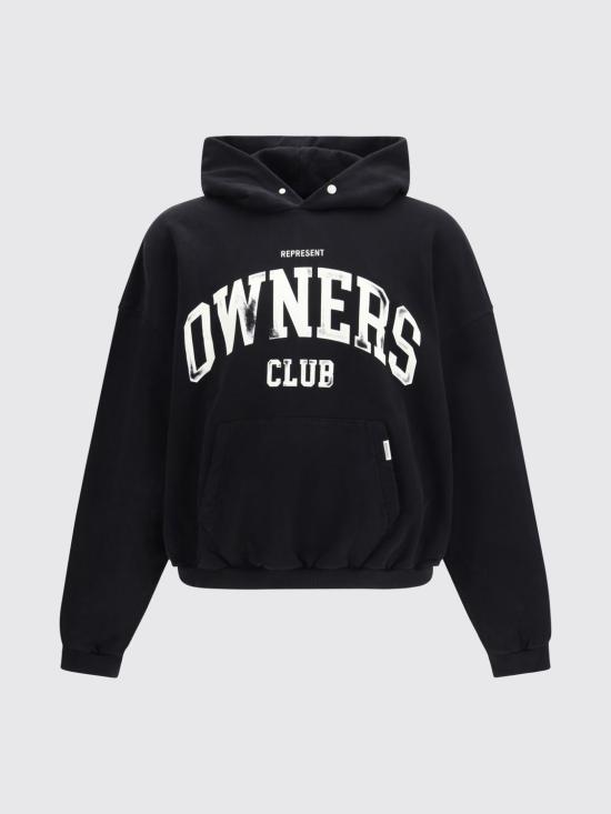 26FW 리프레젠트 후드 티셔츠 OCM100044 JET Black - REPRESENT