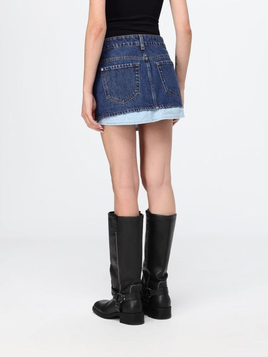 26SS 세븐포올맨카인드 스커트 7U7C0E52 3DM Blue - 7 FOR ALL MANKIND