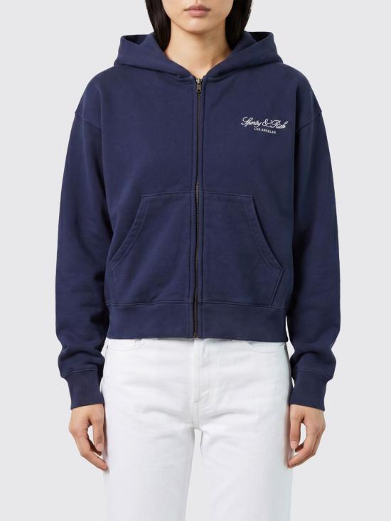 26SS 스포티앤리치 스웨터 ST09476269BL106 098 DARK NAVY WHITE 3902 Blue