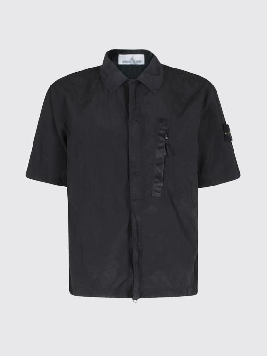 26SS 스톤 아일랜드 셔츠 1200028S0019 V0029 Black - STONE ISLAND