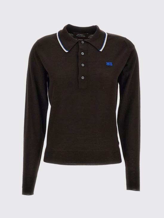 26SS 웨일즈보너 폴로 티셔츠 US26KNS4875 WO04801 Brown - WALES BONNER