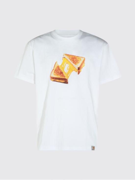 26FW 칼하트 WIP 반팔 티셔츠 I036882 02XX White - CARHARTT WIP