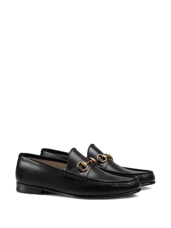 26FW 구찌 1953 홀스빗 레더 로퍼 307929BLM001000 Black - GUCCI