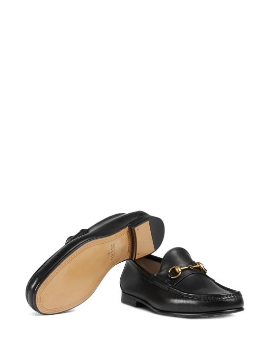 26FW 구찌 1953 홀스빗 레더 로퍼 307929BLM001000 Black - GUCCI