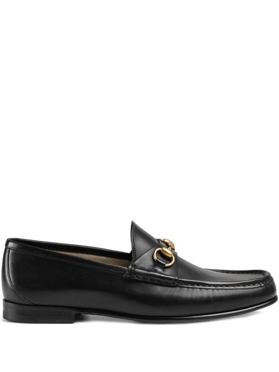 26FW 구찌 1953 홀스빗 레더 로퍼 307929BLM001000 Black - GUCCI