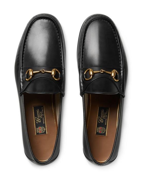26FW 구찌 1953 홀스빗 레더 로퍼 307929BLM001000 Black - GUCCI