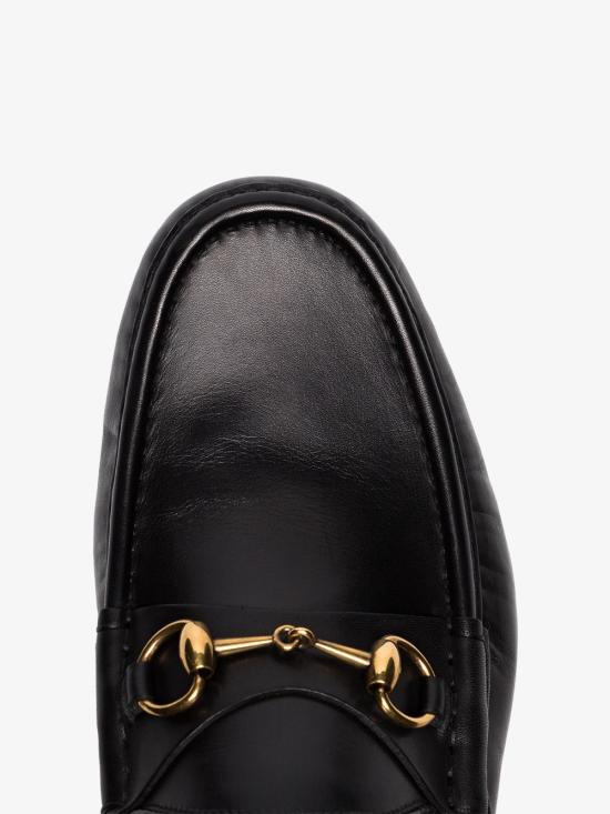 26FW 구찌 1953 홀스빗 레더 로퍼 307929BLM001000 Black - GUCCI