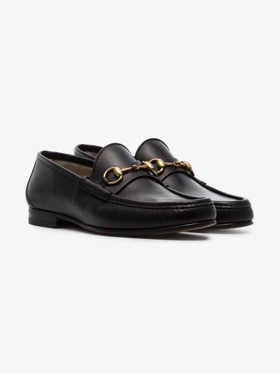 26FW 구찌 1953 홀스빗 레더 로퍼 307929BLM001000 Black - GUCCI
