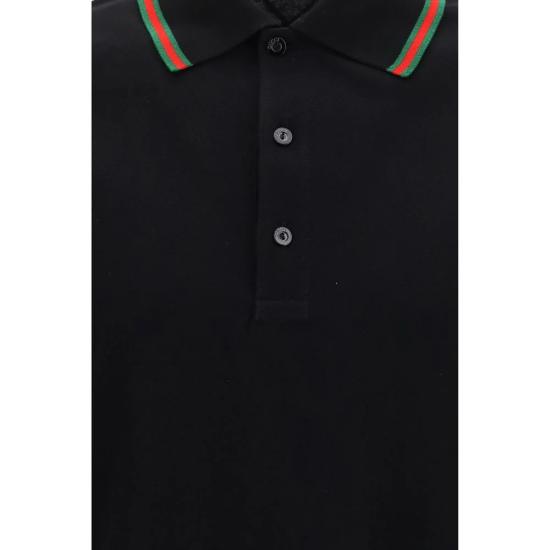 26FW 구찌 폴로 티셔츠 872468XJHX51000 Black - GUCCI