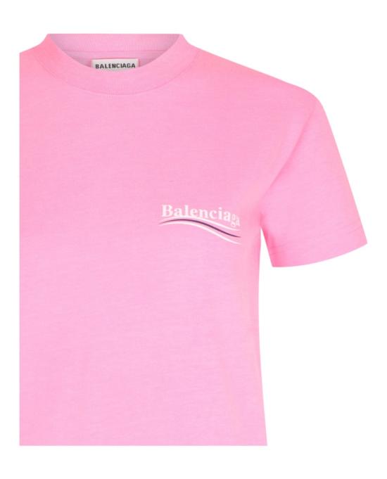  발렌시아가 반팔 티셔츠 612964 TJVF7 5713 10527 XS Pink - BALENCIAGA