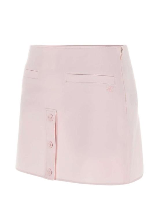 26SS 쿠레쥬 숏 스커트 126CJU330PL0159 5022 Pink - COURREGES