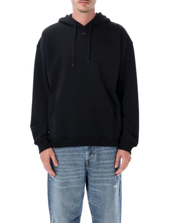 26FW 디젤 s-boxt-hood-dco 후드 티셔츠 A200500GSBP9XX Black