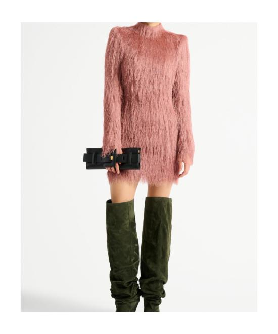 26FW 발망 숏 원피스 HF1R8975XM06 0EZ Pink - BALMAIN