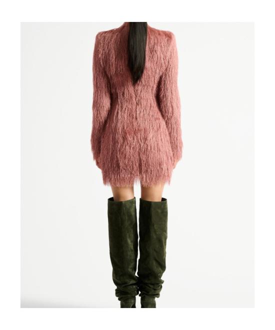 26FW 발망 숏 원피스 HF1R8975XM06 0EZ Pink - BALMAIN