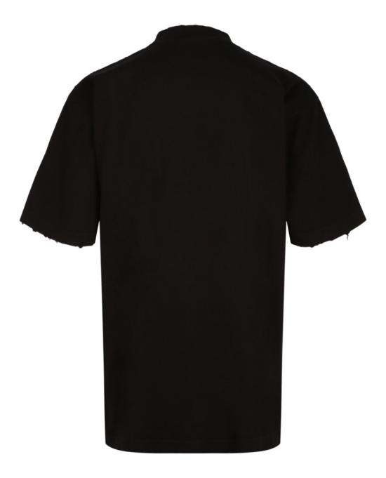  발렌시아가 투 마이 러브 미디움 핏 티셔츠 764235 TQVE4 1055 00974 L Black - BALENCIAGA