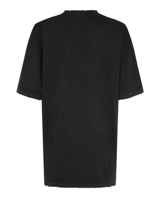  발렌시아가 DIY 컬리지 티셔츠 739784 TOVK1 8190 00974 L Black - BALENCIAGA