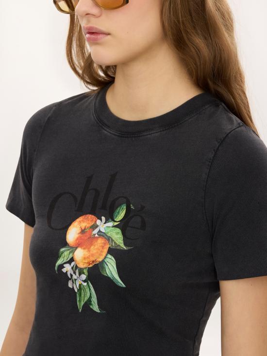 26FW 끌로에 반팔 티셔츠 CH26AJH08988 070 NERO - CHLOE