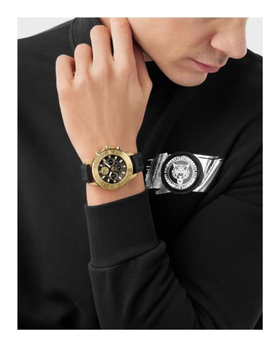  플레인스포츠 손목시계 PSMEA0224 GOLD1 OS Black - PLEIN SPORT