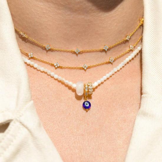  Girls Crew Jewelry 목걸이/팬던트 걸스 크루 주얼리 악마의 눈 참 비즈 목걸이 - OTHER BRANDS