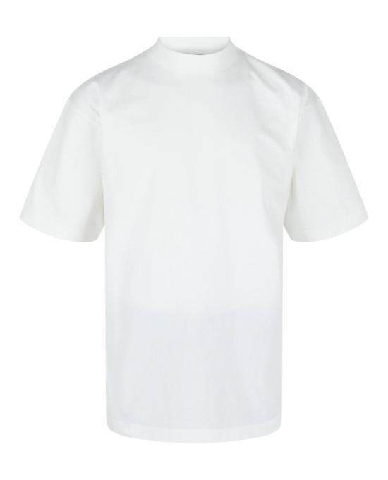  발렌시아가 핸드 드로운 미디움 핏 티셔츠 764235 TPVU4 9601 10130 S White