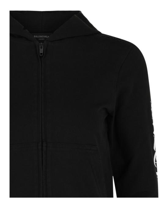  발렌시아가 긴팔 티셔츠 787359 TQVJ5 1569 00993 XS Black - BALENCIAGA