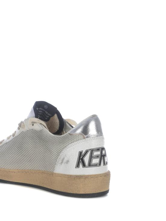 26SS 골든구스 볼스타 스니커즈 GMF00117F003215 81780 LGHT SLVR BLCK WHT - GOLDEN GOOSE