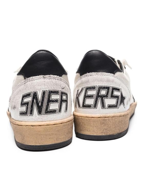 26SS 골든구스 볼스타 스니커즈 GWF00117F003771 10283 WHITE BLACK - GOLDEN GOOSE
