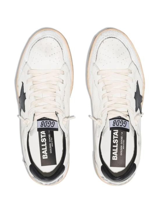 26SS 골든구스 볼스타 스니커즈 GWF00117F003771 10283 WHITE BLACK - GOLDEN GOOSE
